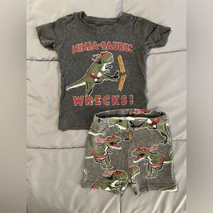 12-18m dinosaur ninja pajamas